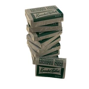 Eberhard Faber Kneaded Rubber Erasers Vintage (Set of 9)